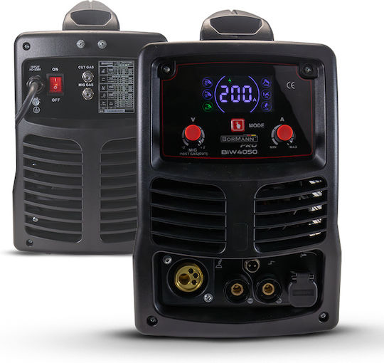 Bormann Pro BIW4050 Welding Machine Inverter MIG / TIG / MMA with Maximum Welding Current 200A and Duty Cycle 60%