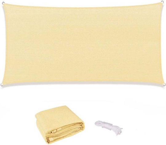 Bormann Shade Sail Beige With Hoop 3x4m