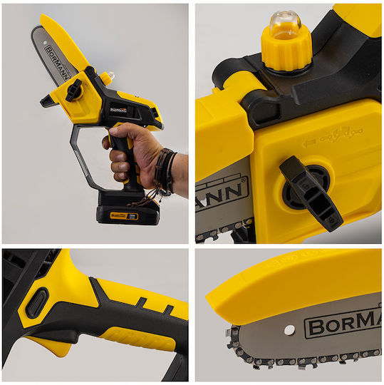 Bormann BCD4050 Κλαδευτικό Αλυσοπρίονο Μπαταρίας 1x2Ah 20V 2.2kg με Λάμα 15cm
