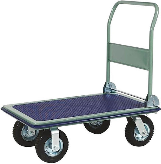 Bormann Platform Trolley BWB8000 Foldable for Weight Load up to 300kg Blue