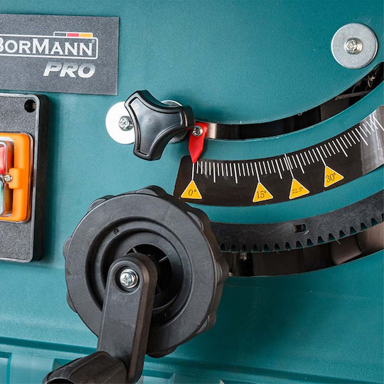 Bormann Pro BTS2850 Δισκοπρίονο Πάγκου με Ισχύ 2000W, Δίσκο Κοπής Διαμέτρου 250mm & Ταχύτητα Κοπής 4800rpm