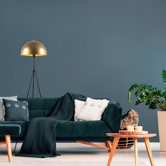 Opviq Floor Lamp H170xW50cm. with Socket for Bulb E27 Black