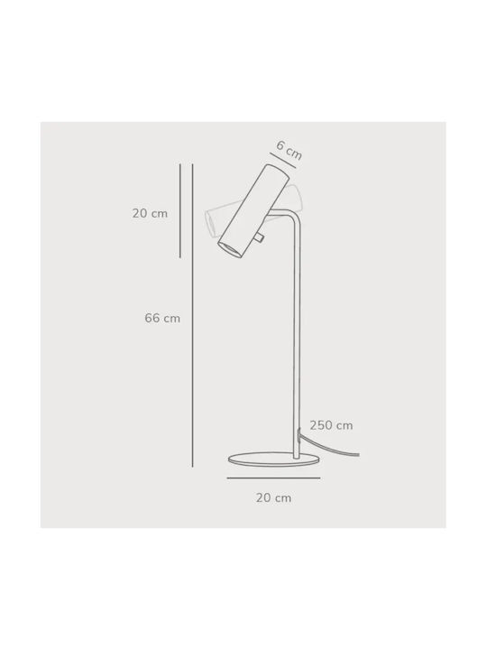 Nordlux Office Lamp for Socket GU10 in White Color