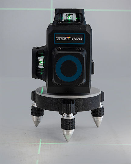Bormann Pro BDM6900 Αυτορυθμιζόμενο Γραμμικό Αλφάδι Laser Πράσινης Δέσμης με Εύρος Εργασίας 30m
