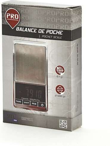 De Buyer Electronic Precision Commercial Scale with Weighing Capacity of 0.5kg and Division 1gr