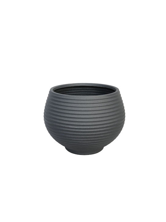 Atmosphera Naga Γλάστρα Πλαστική Γκρι 45x45x35εκ.