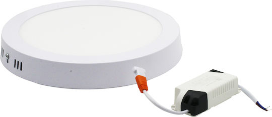 Adeleq Rund Draußen LED Panel 18W mit Natürliches Weiß Licht 4000K