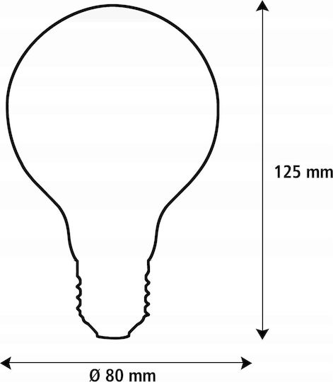Segula Λάμπα LED 3.2W για Ντουί E27 Θερμό Λευκό 330lm Dimmable