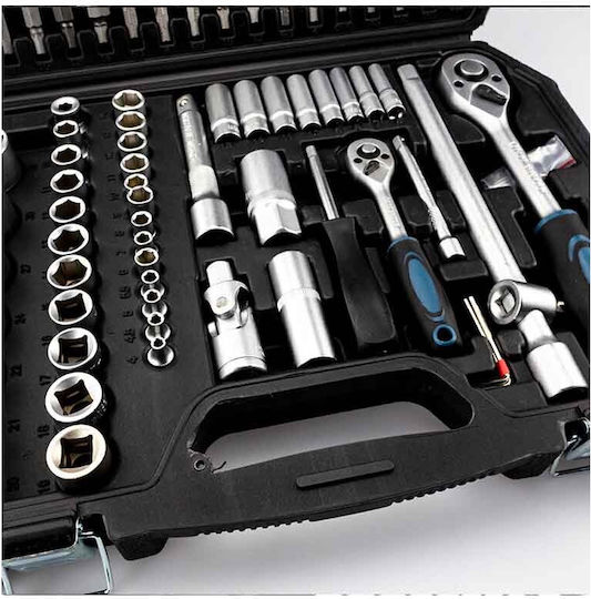 Bormann Pro BHT5180 Set Ratchet 1\2" & 1\4" 110pcs 028239