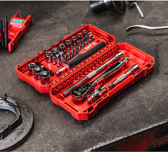 Milwaukee Shockwave Set Ratchet 38pcs 4932498381