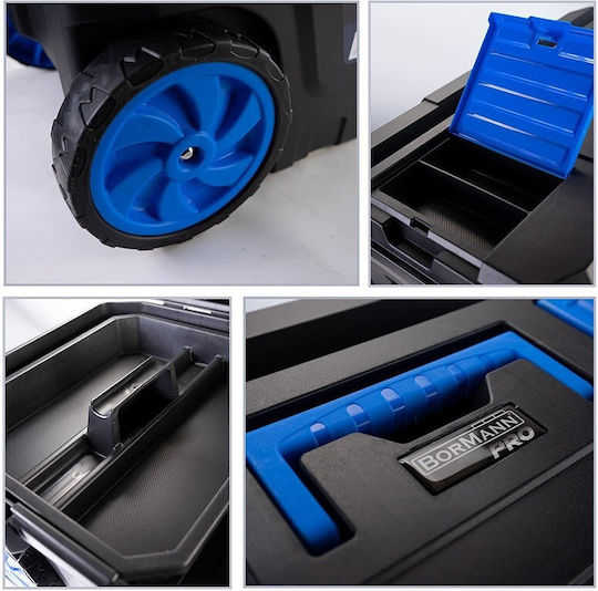 Bormann Pro Snake BTB3322 Tool Case Plastic with Tobacco Case Dimensions: W65xD40xH35cm
