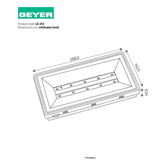 Geyer LED Аварийно осветление 1бр