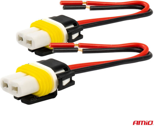 AMiO Halterung für Autoscheinwerferlampe H8
