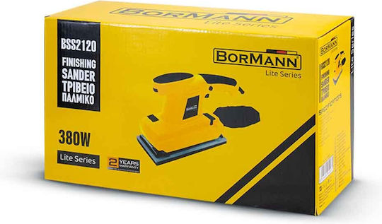Bormann BSS2120 Electric Pulse Sander 380W with Speed Control and with Suction System 050971