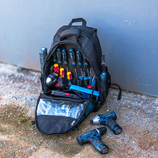 Bormann Pro BTB3160 Waterproof Light Blue Backpack Tool Bag 40lt