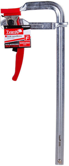 F-type Carpentry Clamp Ratchet 300 X 100 Mm Tvardy T00586