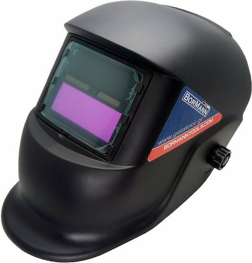 Bormann BWH1000 Welding Helmet with 90x30mm Visual Field Black