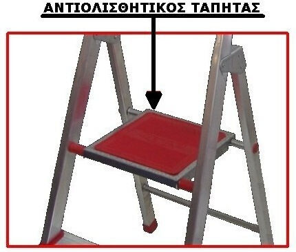 Viovas Ladder Aluminum with 8+1 Steps 193cm