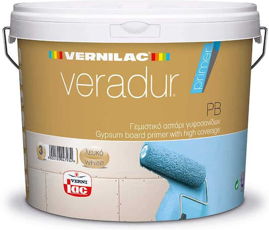 Vernilac Veradur Primer White Suitable for Plasterboard 3lt
