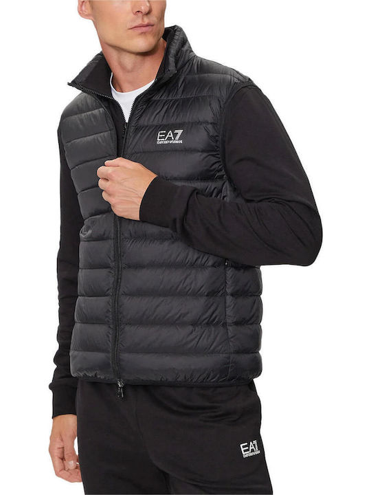 Sleeveless Winter Jacket Puffer Black