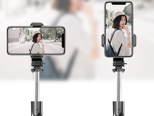 Verk Group Selfie-Stick Handy-Stative Bluetooth Schwarz
