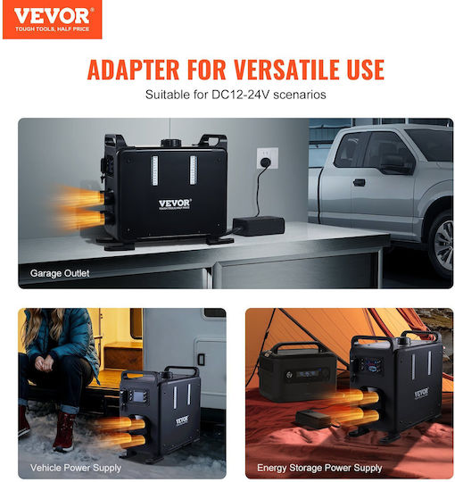 Vevor Diesel Heater Heater Diesel Heater 12v/24v 8kw Bluetooth App Control Vehicles