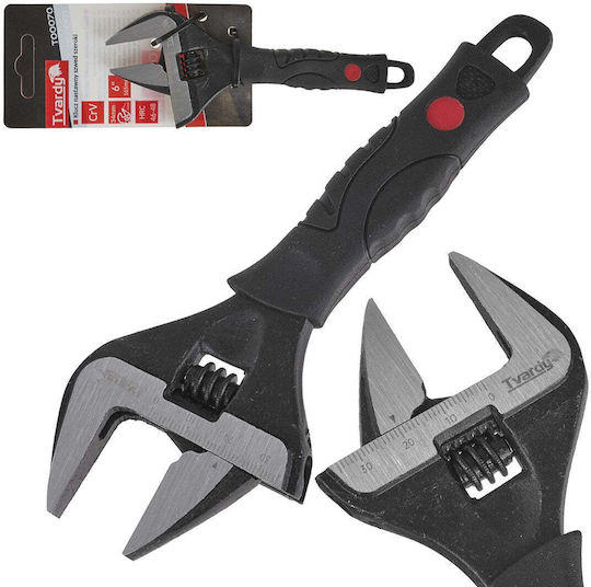 Tvardy Cheie franceză Lungime 152.4mm cu deschidere a falțului până la 6mm