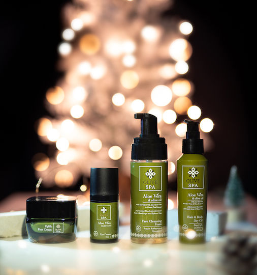 OliveSpa Αλόη Βέρα και Ελαιόλαδο Лека Текстура Крем за Лице за Хидратация Против Стареене и Възстановяване с Алое Вера и Витамин Е 50мл