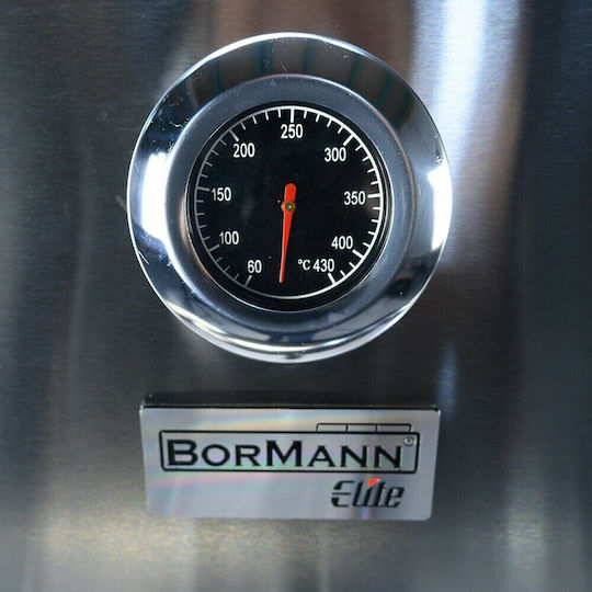 Bormann Elite BBQ5050 Ψησταριά Υγραερίου Μαντεμένιας Σχάρας 69x45εκ. με 4 Εστίες 14.4kW και Πλαϊνό Μάτι 2.7kW