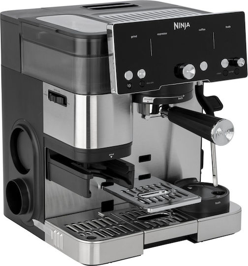 Ninja Luxe Cafe Essential Automatic Espresso Machine 1650W with Grinding Mill Black ES501EU