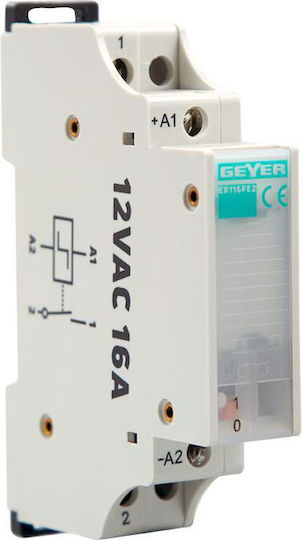 Geyer Relee de Fază Blocare 16A Bipolar cu Tensiune 12V