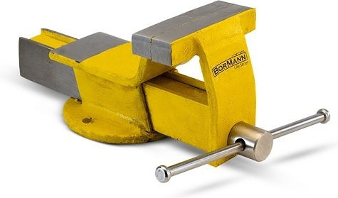 Bormann Fixed Countertop Steel Vise With Maximum Opening 125mm