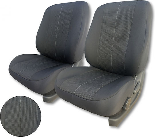 Pole Position Front Car Covers 2pcs Black