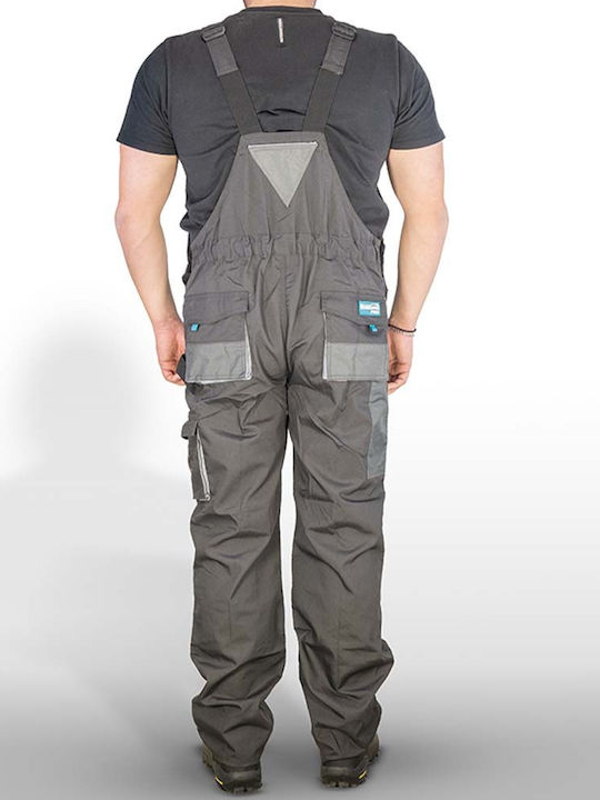 Bormann Pro Torino Work Coveralls Dungarees Cotton Gray