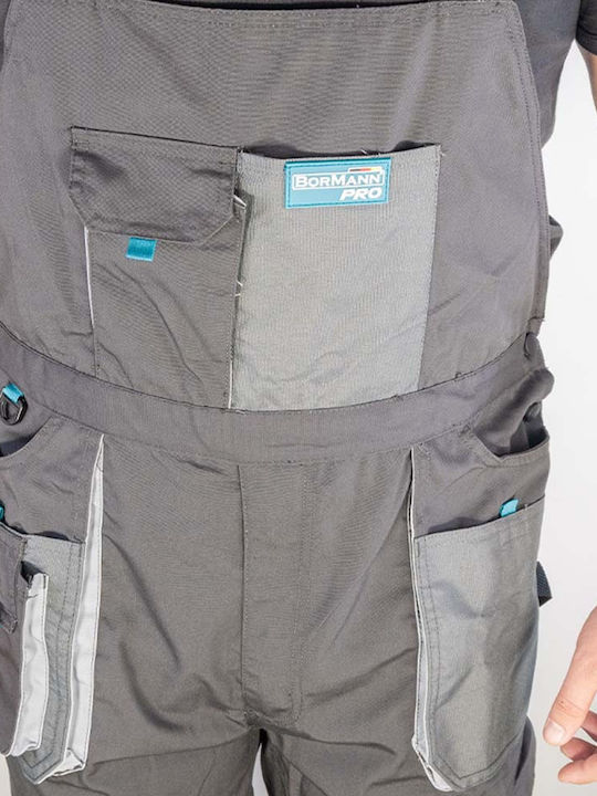 Bormann Pro Torino Work Coveralls Dungarees Cotton Gray