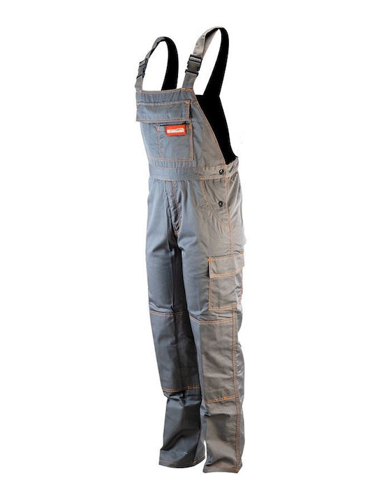 Bormann Genova Work Coveralls Dungarees Cotton Gray 030140 030157 030164 030171 030188