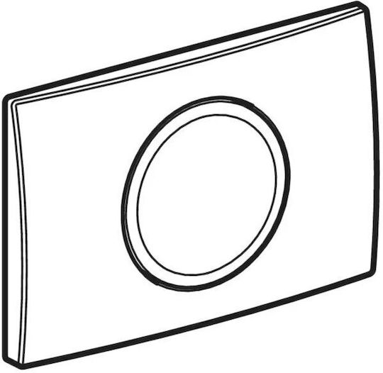 Geberit Delta 15 Flush Plate Single Flush
