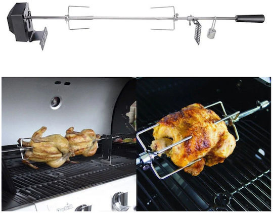 Bormann BBQ1232 Edelstahl Spitzen Für Huhn Mit Motor 72cm