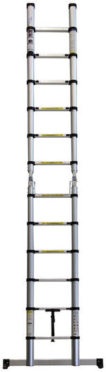 Bormann Pro Telescopic Ladder Aluminum 14 of Steps with Maximum Height 4.4m BHL5720 034865