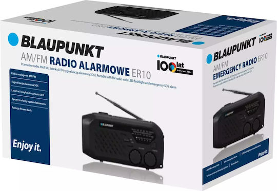 Blaupunkt Retro Solar cu USB Negru