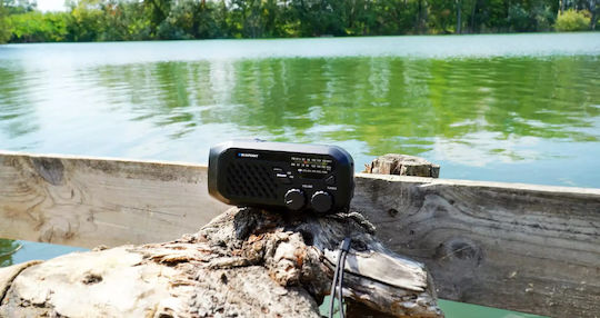 Blaupunkt Retro Solar cu USB Negru