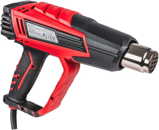 Pistol de aer cald 2000W 2 setări 5 accesorii cu carcasă Raider Rd-hg26