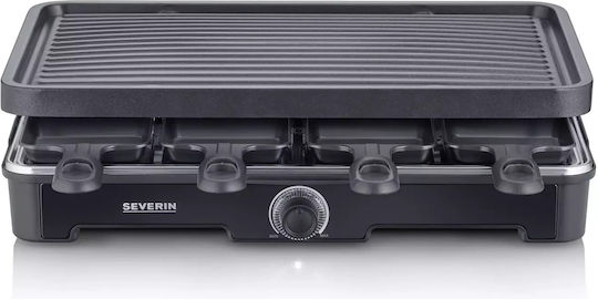 Severin RG9670 Επιτραπέζια Ηλεκτρική Ψησταριά Αυλακωτής Πλάκας 1400W με Ρυθμιζόμενο Θερμοστάτη 41.7x26.3εκ.