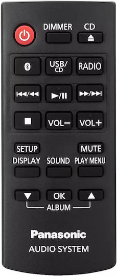 Panasonic Ηχοσύστημα 2.0 SC-PM270EG-S 20W με Digital Media Player, WiFi και Bluetooth Ασημί