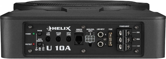 Helix U 10A Αυτοενισχυόμενο Subwoofer Αυτοκινήτου 10" 180W RMS με Κούτα