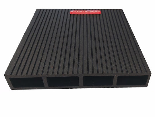 Dedron Umzäunung Deck für den Garten aus WPC 360x15x2.5cm 1Stück Black