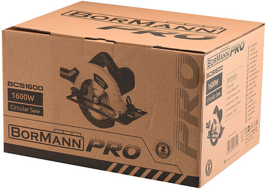 Bormann Pro BCS1600 Circular Saw 1600W with Dust Extraction System