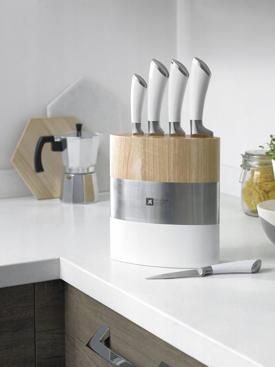 Richardson Sheffield Fusion Messer Set mit Sockel aus Rostfreiem Stahl 5 Stück