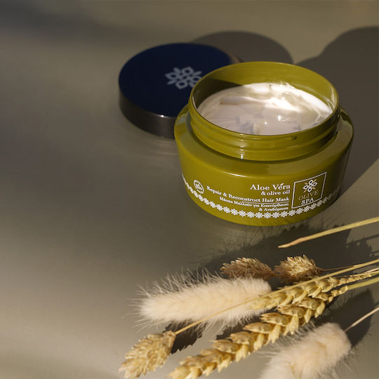OliveSpa Aloe Vera & Olive Oil Hair Mask for Repairing with Argan Keratin & Aloe Vera 250ml