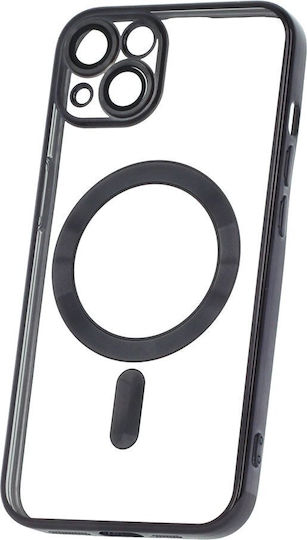 TelForceOne Chrome Mag Back Cover Metallic 1.5mm Black (iPhone 17e / 16e)